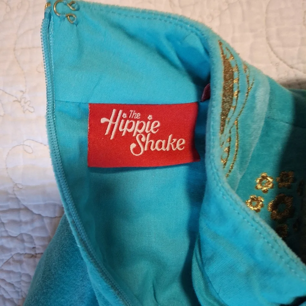 Hippie Shake Sgt Pepper Teal Tunic - Picture 7 of 13